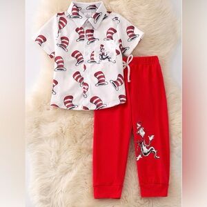Dr. Seuss Red and White Kids Set
